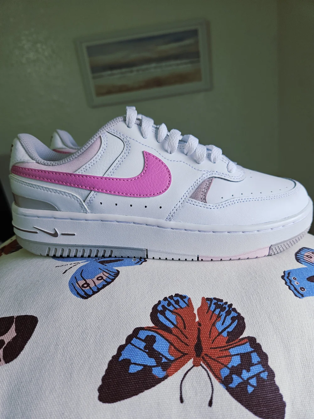 Nike Gamma Force,White Playful Pink Women's Size 7